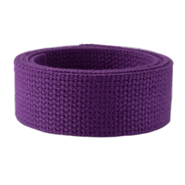 1.25" Purple Heavyweight Cotton Webbing
