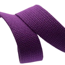 1.25" Purple Heavyweight Cotton Webbing