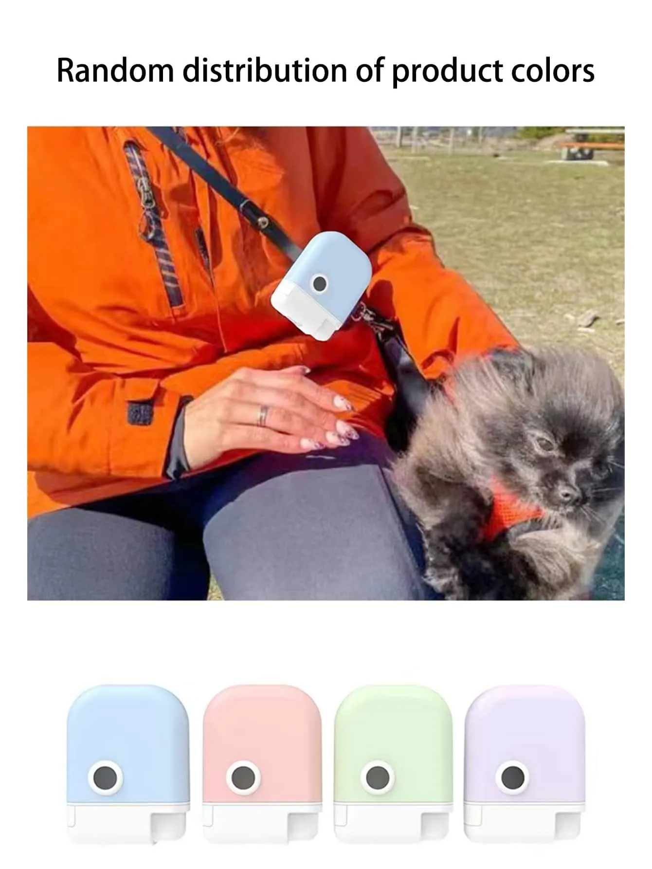 1pc Random Color Pet Snack Feeder Portable Outdoor Dog Training Reward Tool For Cats And Dogs
