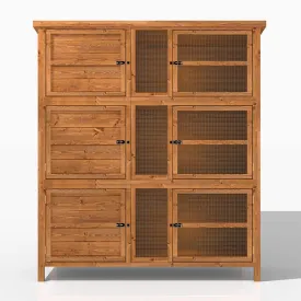 4ft Chartwell Three Tier Luxury Rabbit Hutch | Keep Your Rabbits Cosy & Warm On Separate Floors