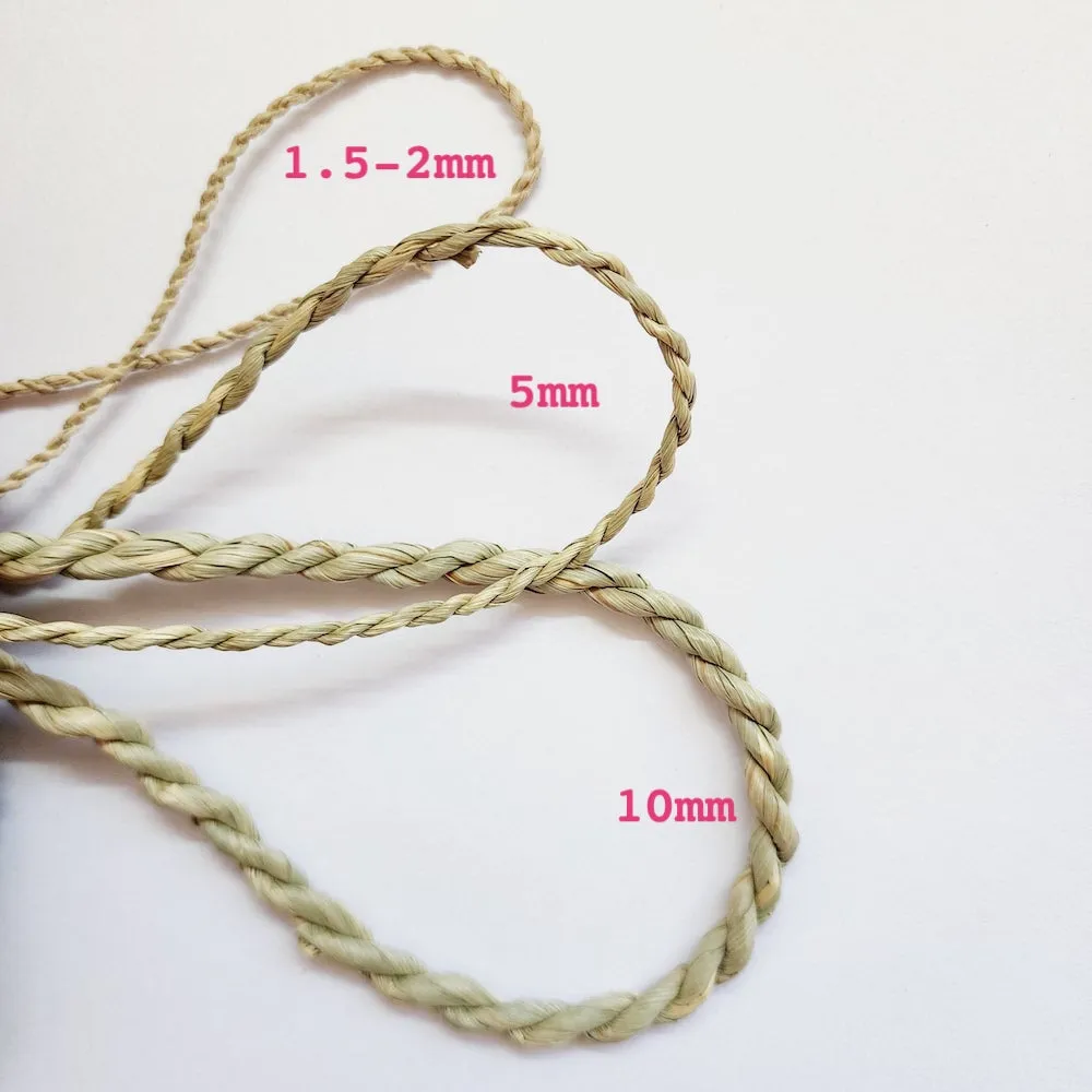 5mm Hand Made Seagrass Natural Cord (10m)