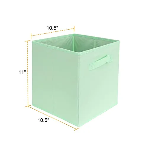 6-Pack Foldable Storage Bins Organiser Cube Boxes