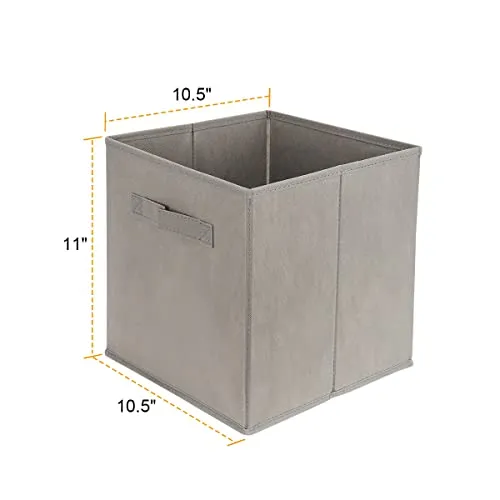 6-Pack Foldable Storage Bins Organiser Cube Boxes
