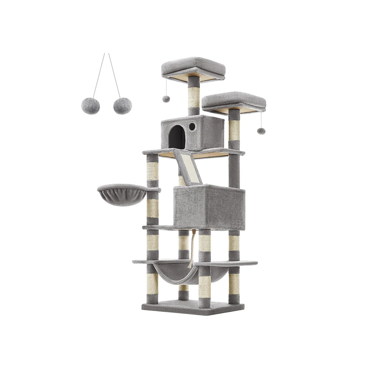 66.1-Inch Multi-Level Cat Tree