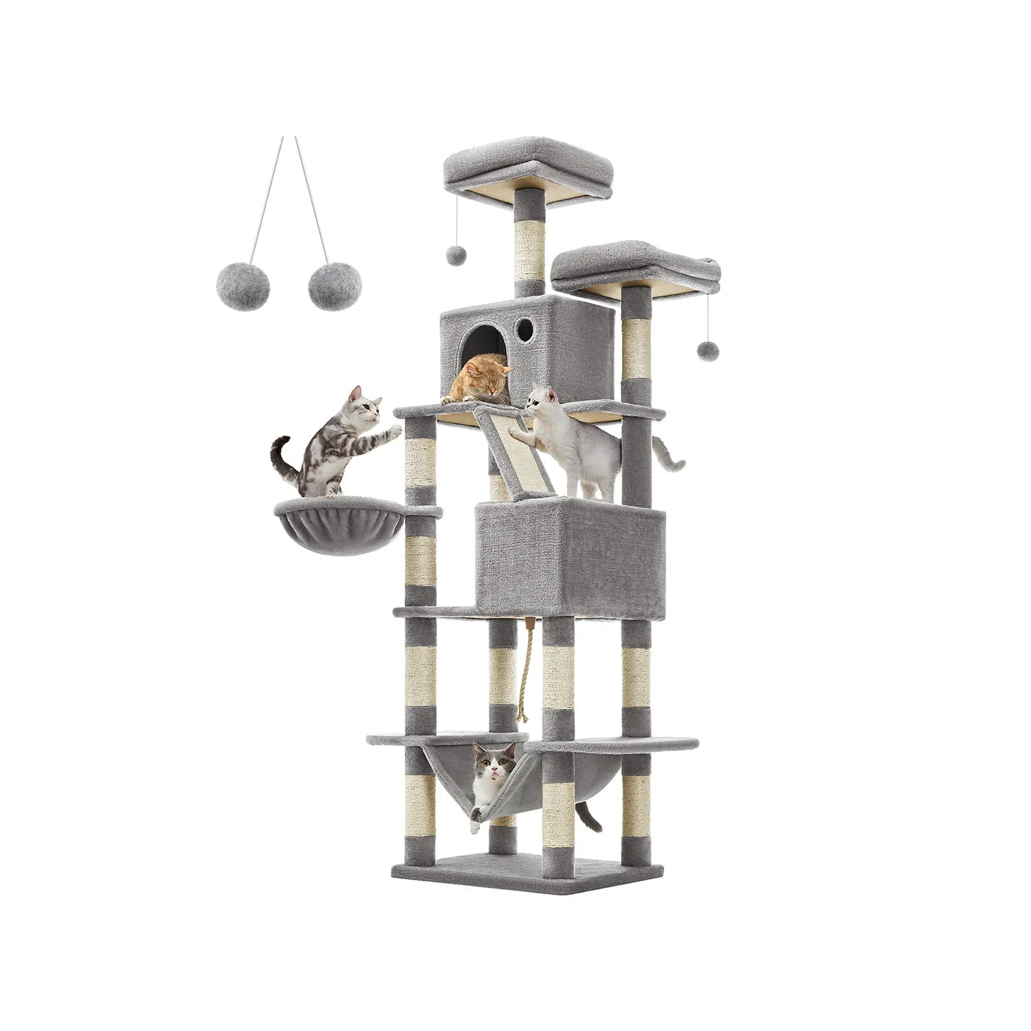 66.1-Inch Multi-Level Cat Tree