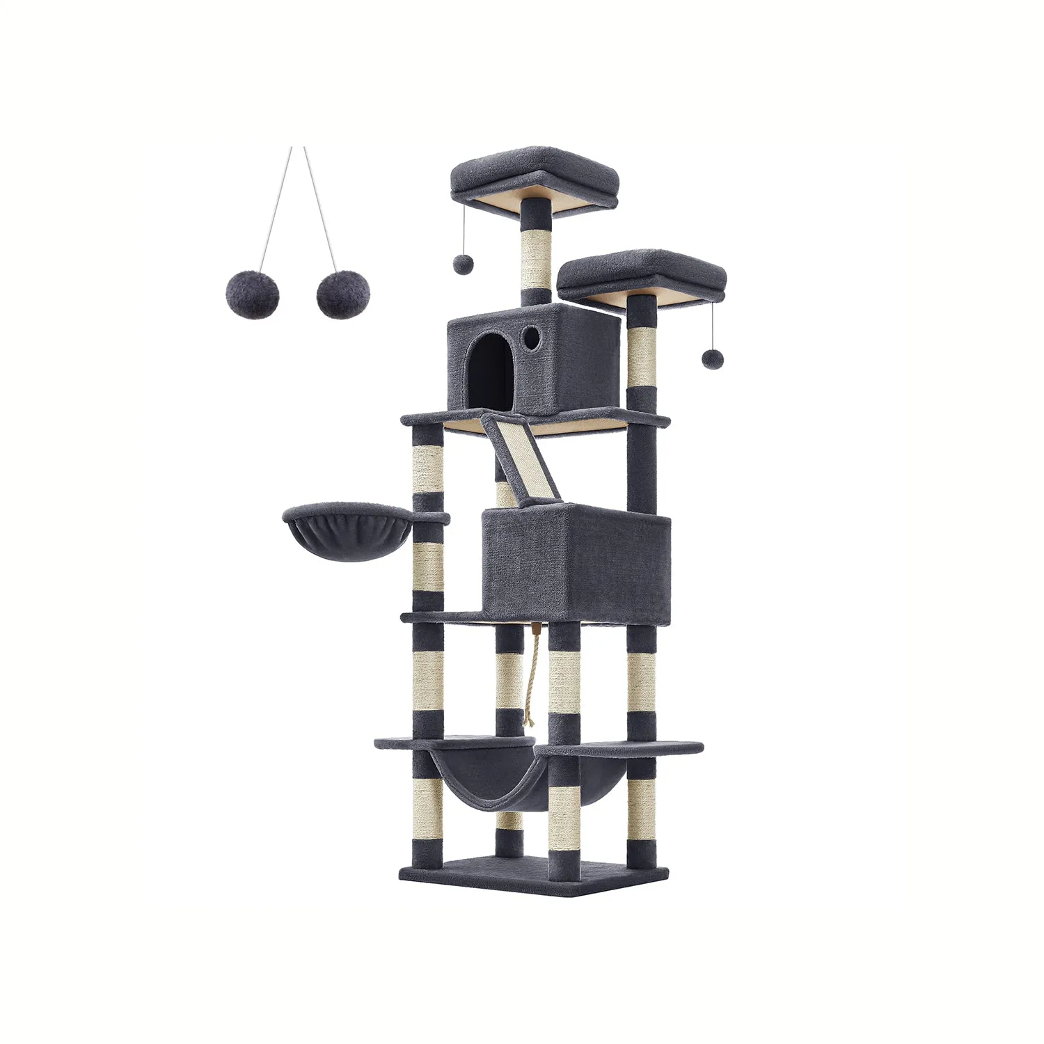 66.1-Inch Multi-Level Cat Tree