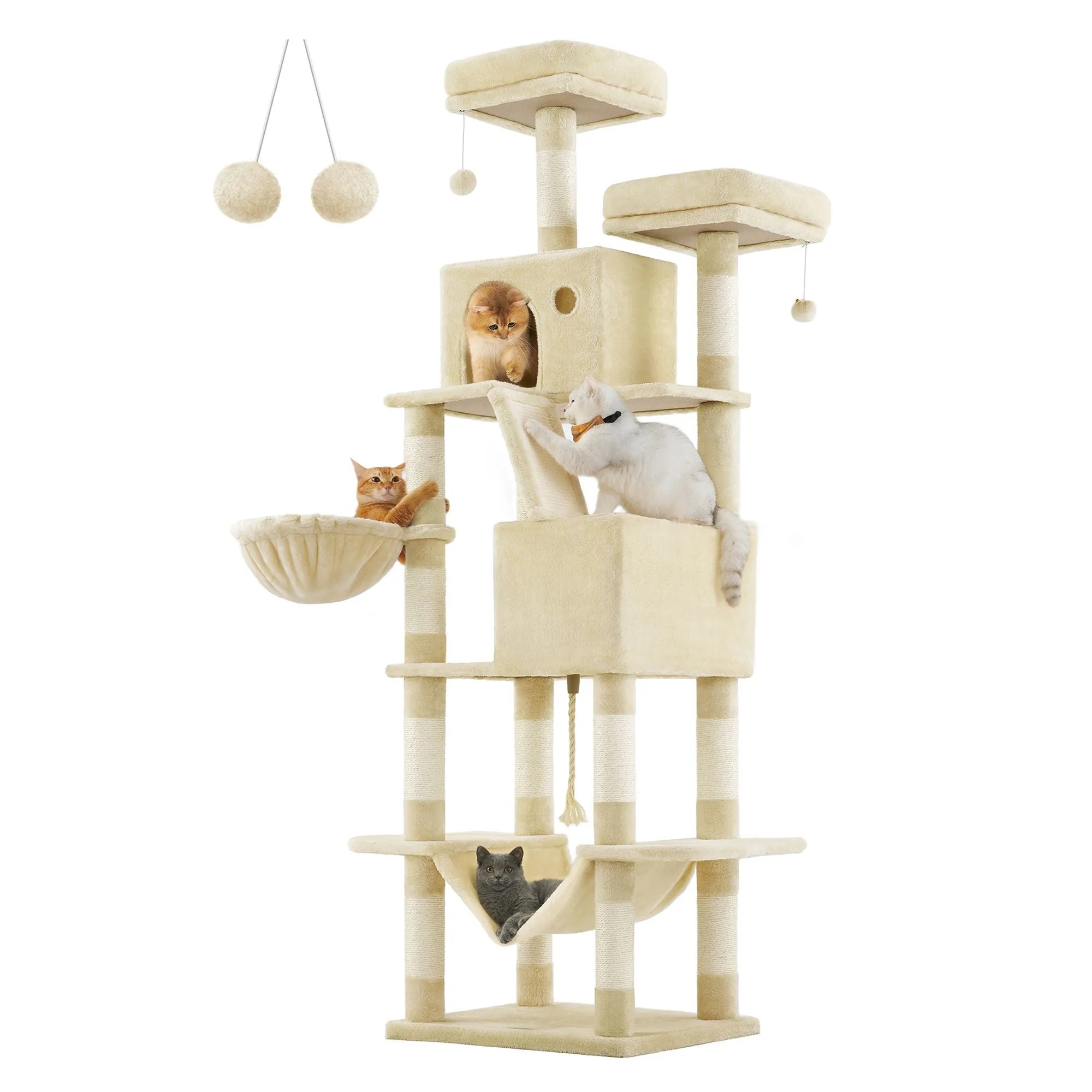 66.1-Inch Multi-Level Cat Tree