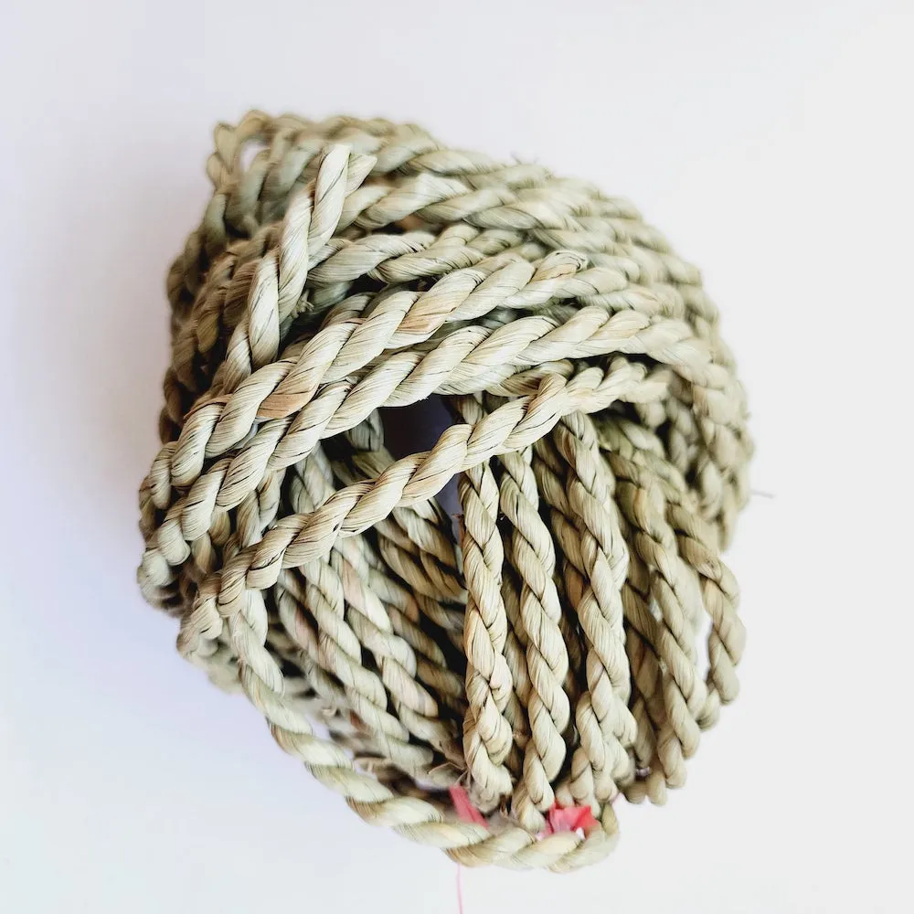 8mm Hand Made Seagrass Natural Cord (25m)