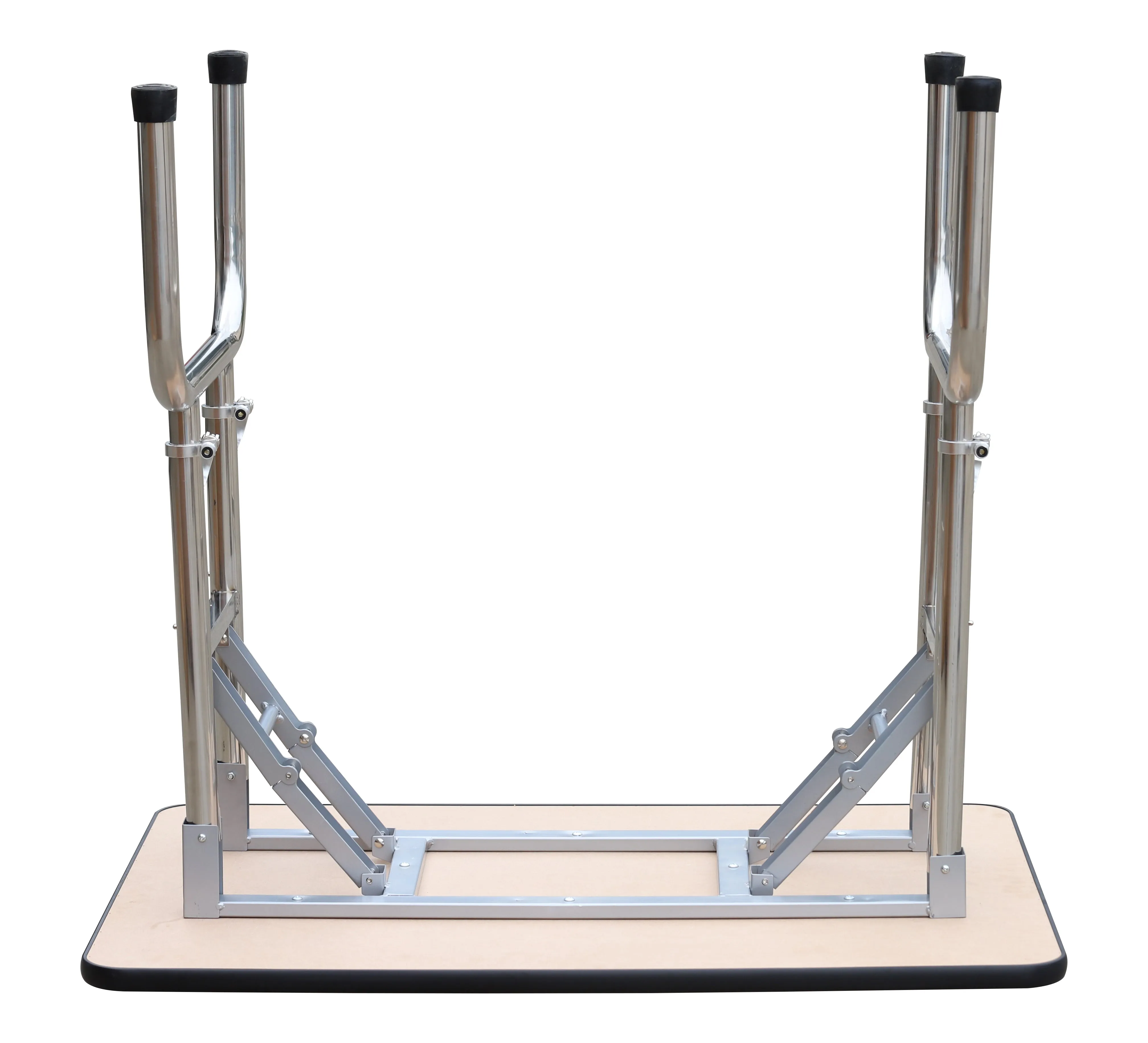 Aeolus Height-Adjustable Folding Grooming Table with Stainless Steel Legs
