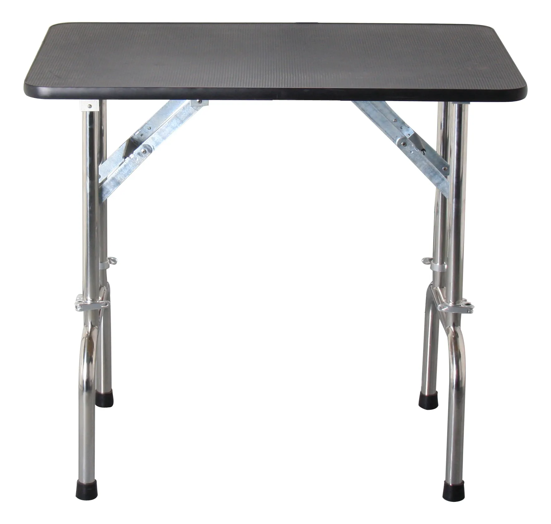 Aeolus Height-Adjustable Folding Grooming Table with Stainless Steel Legs