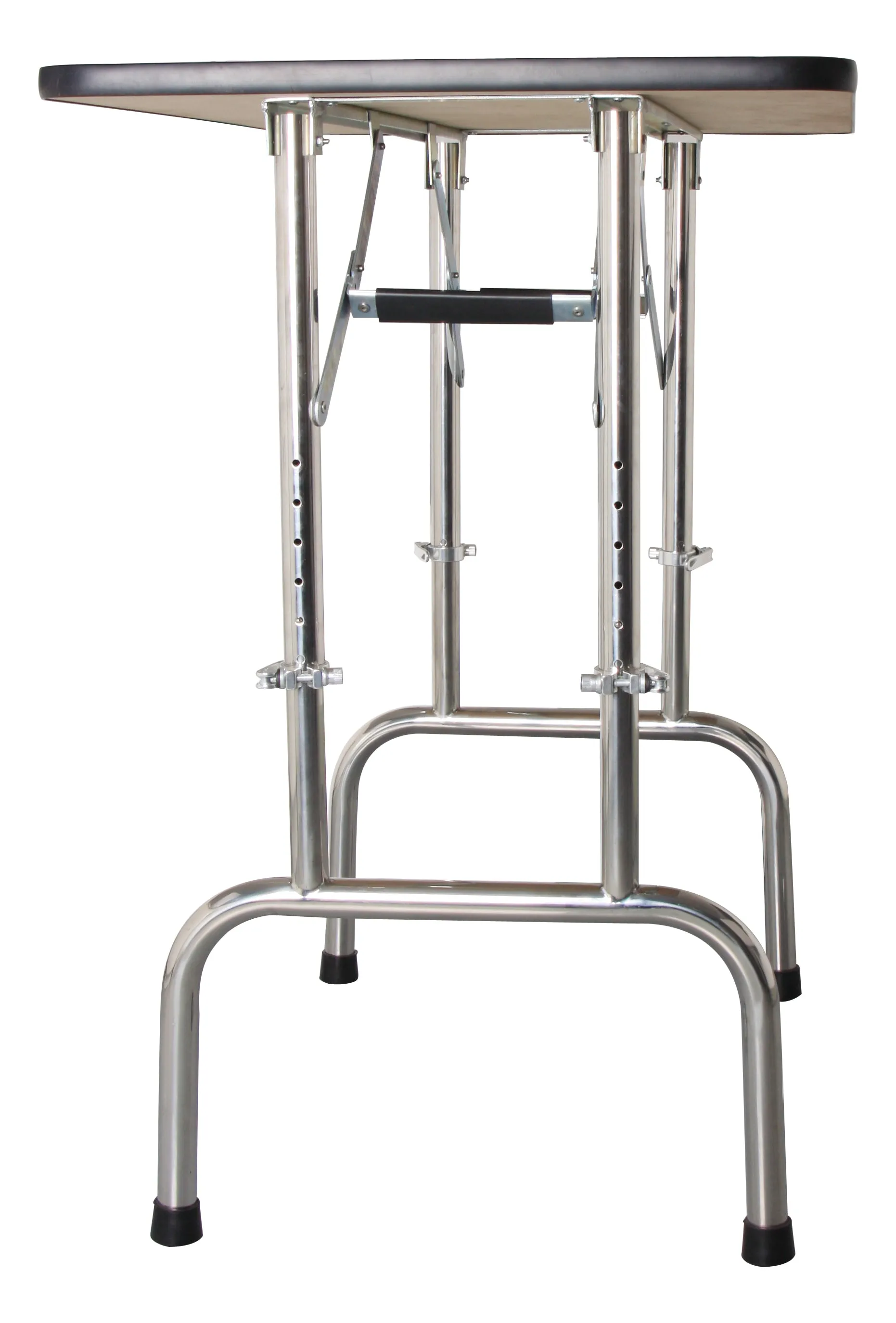 Aeolus Height-Adjustable Folding Grooming Table with Stainless Steel Legs