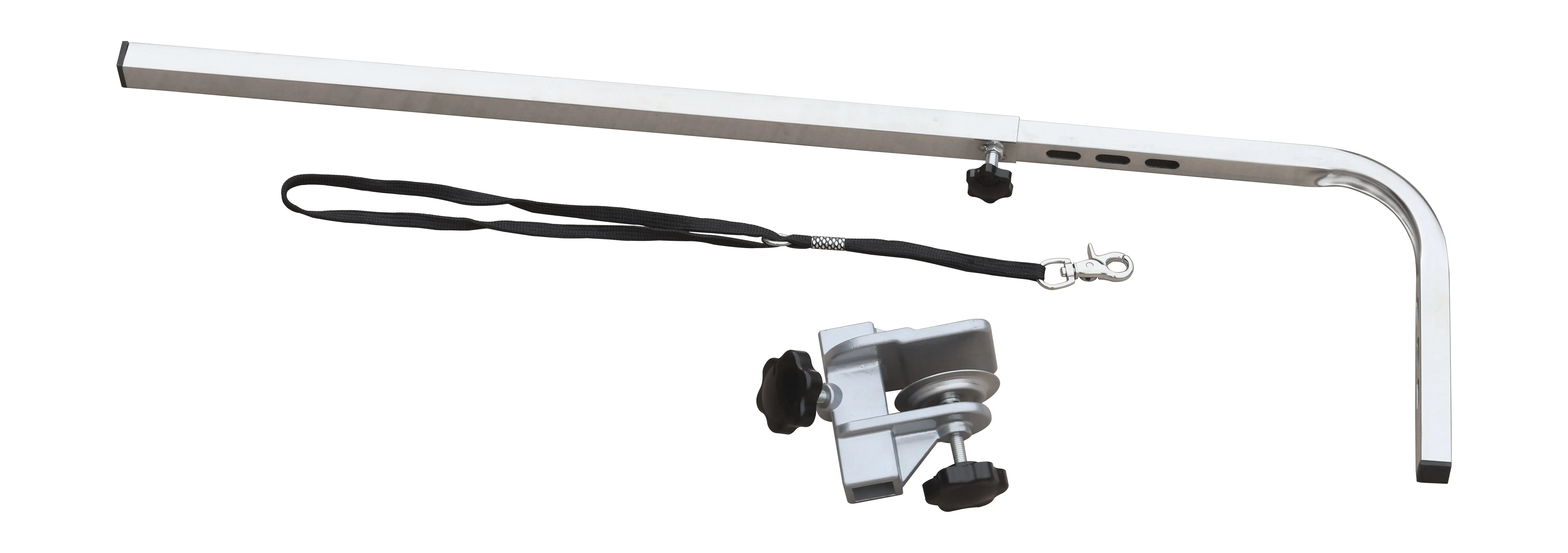 Aeolus Height-Adjustable Folding Grooming Table with Stainless Steel Legs