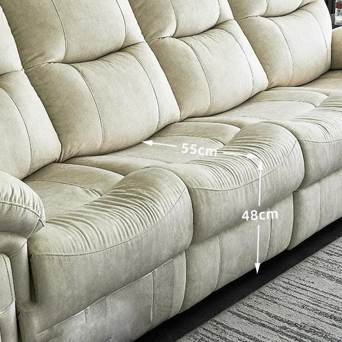 Ansel Velvet Electric Recliner Sofa