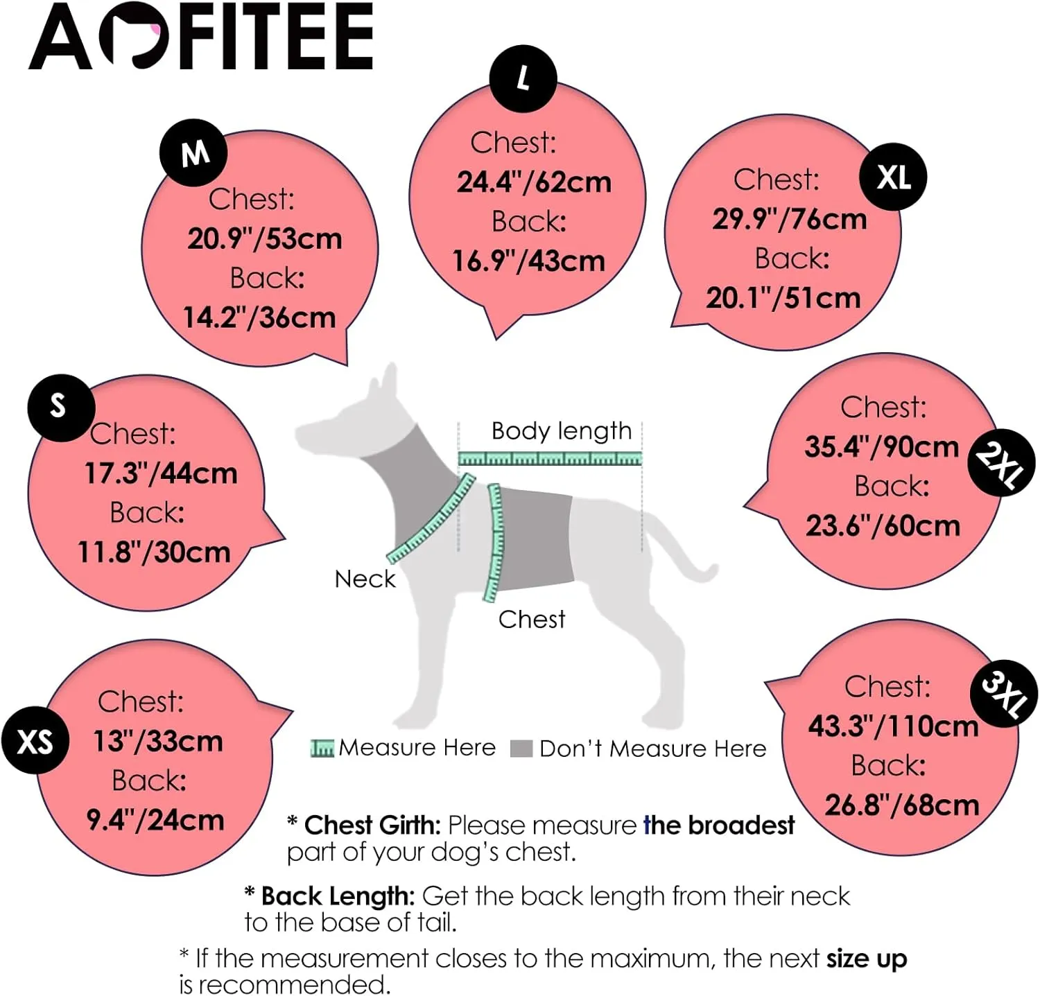 AOFITEE Dog Coat, Warm Dog Winter Coat for Small Dogs, Reflective Turtleneck Dogs Jacket with Harness Built in, Waterproof Windproof Pet Fleece Vest Snow Jacket for Cold Weather, Pink S