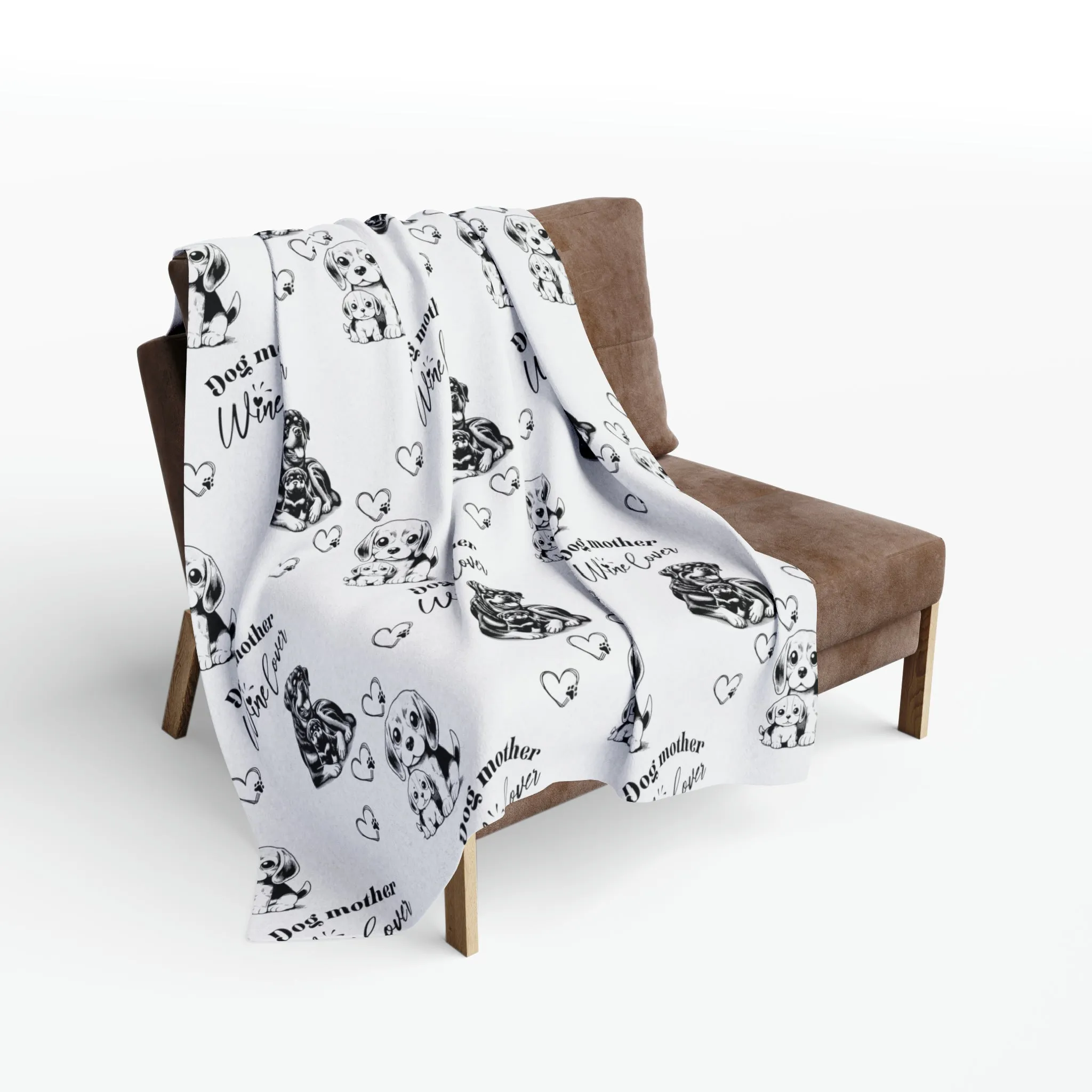 Arctic Fleece Blanket, Dog Lover Blanket, Pet Lover Blanket