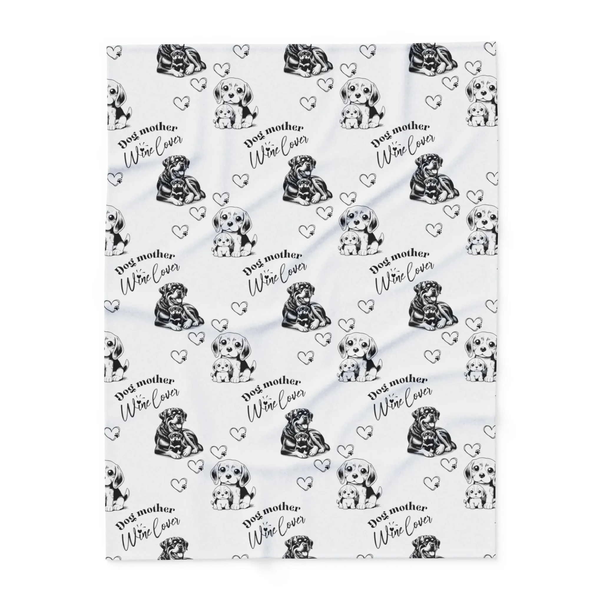 Arctic Fleece Blanket, Dog Lover Blanket, Pet Lover Blanket