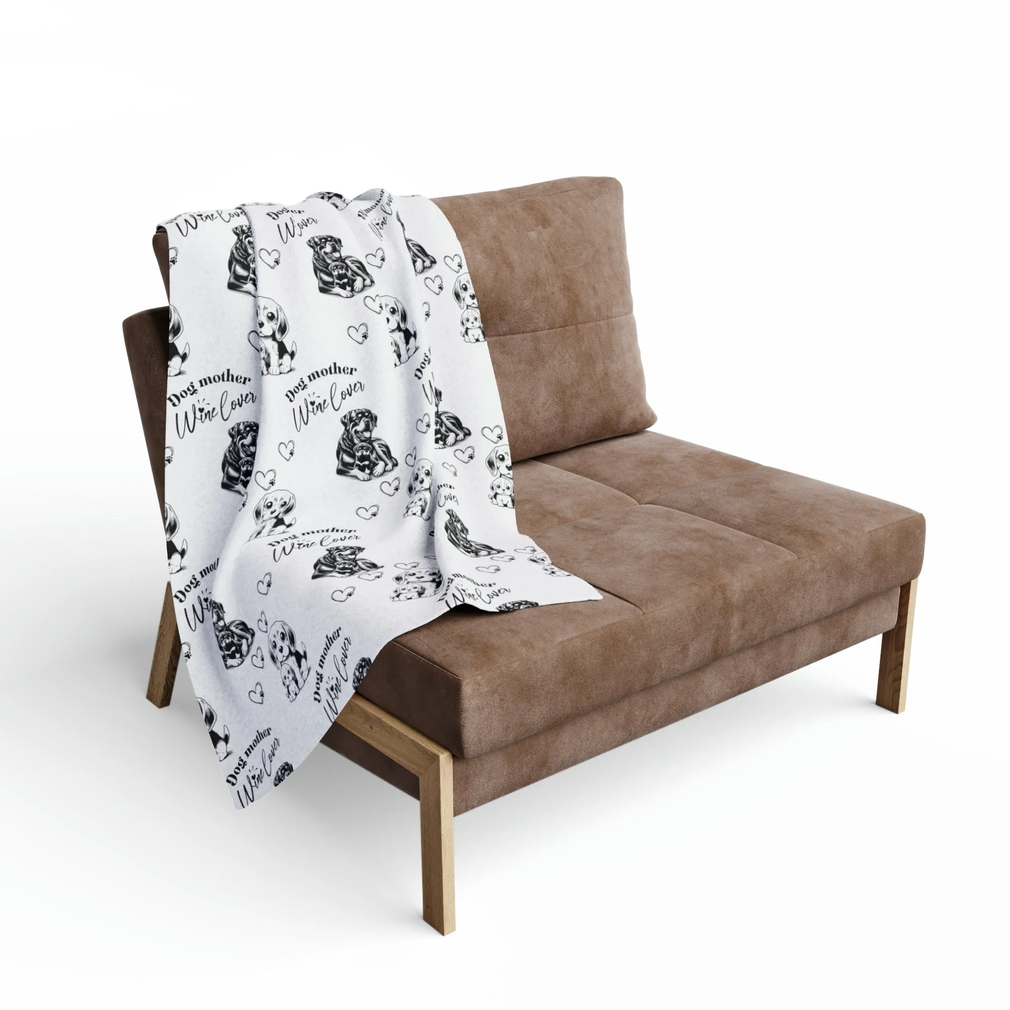 Arctic Fleece Blanket, Dog Lover Blanket, Pet Lover Blanket