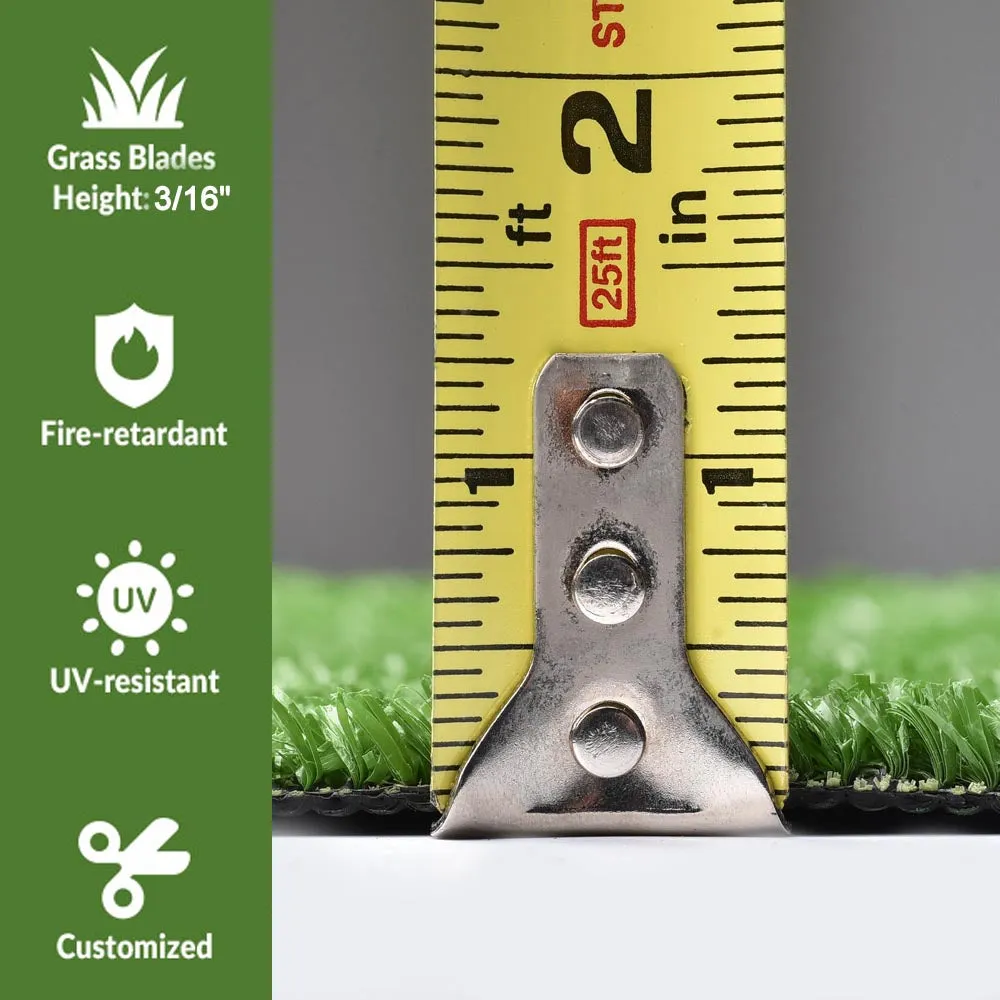 Artificial Lawn Grass Turf Synthetic Pet Turf Roll 33ft x 3ft