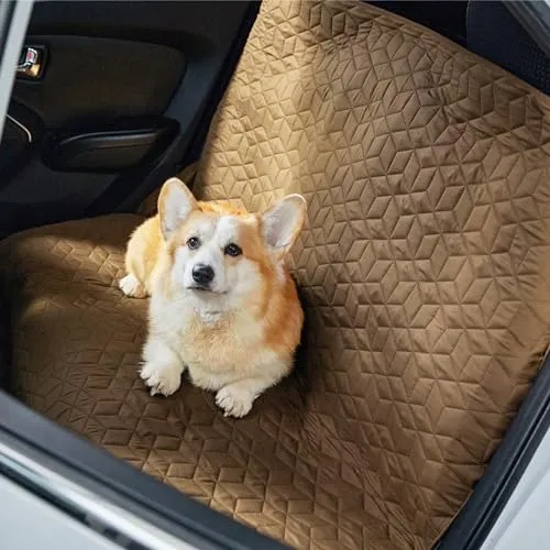 Bedsure 100% Waterproof Couch Cover for Dogs Washable - Non Slip Waterproof Dog Blanket for Couch Sofa, Lightweight Furniture Protector Durable for Pet Cat Puppy with Non-Slip Bottom, Brown, 40x50IN