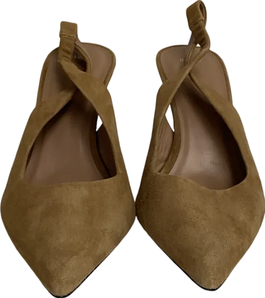 BOSS Beige Janet Sling Heel UK 5 EU 38 👠