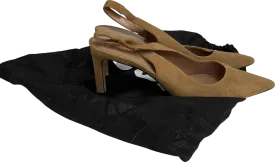 BOSS Beige Janet Sling Heel UK 5 EU 38 👠