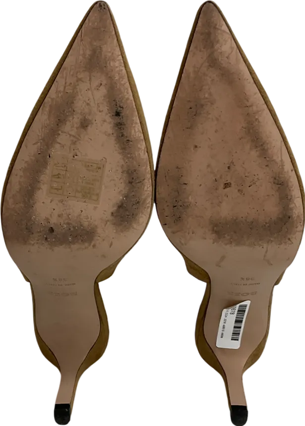 BOSS Beige Janet Sling Heel UK 5 EU 38 👠