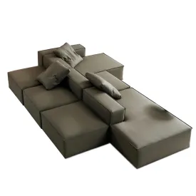 Caprice Sectional Island L-Shape Sofa