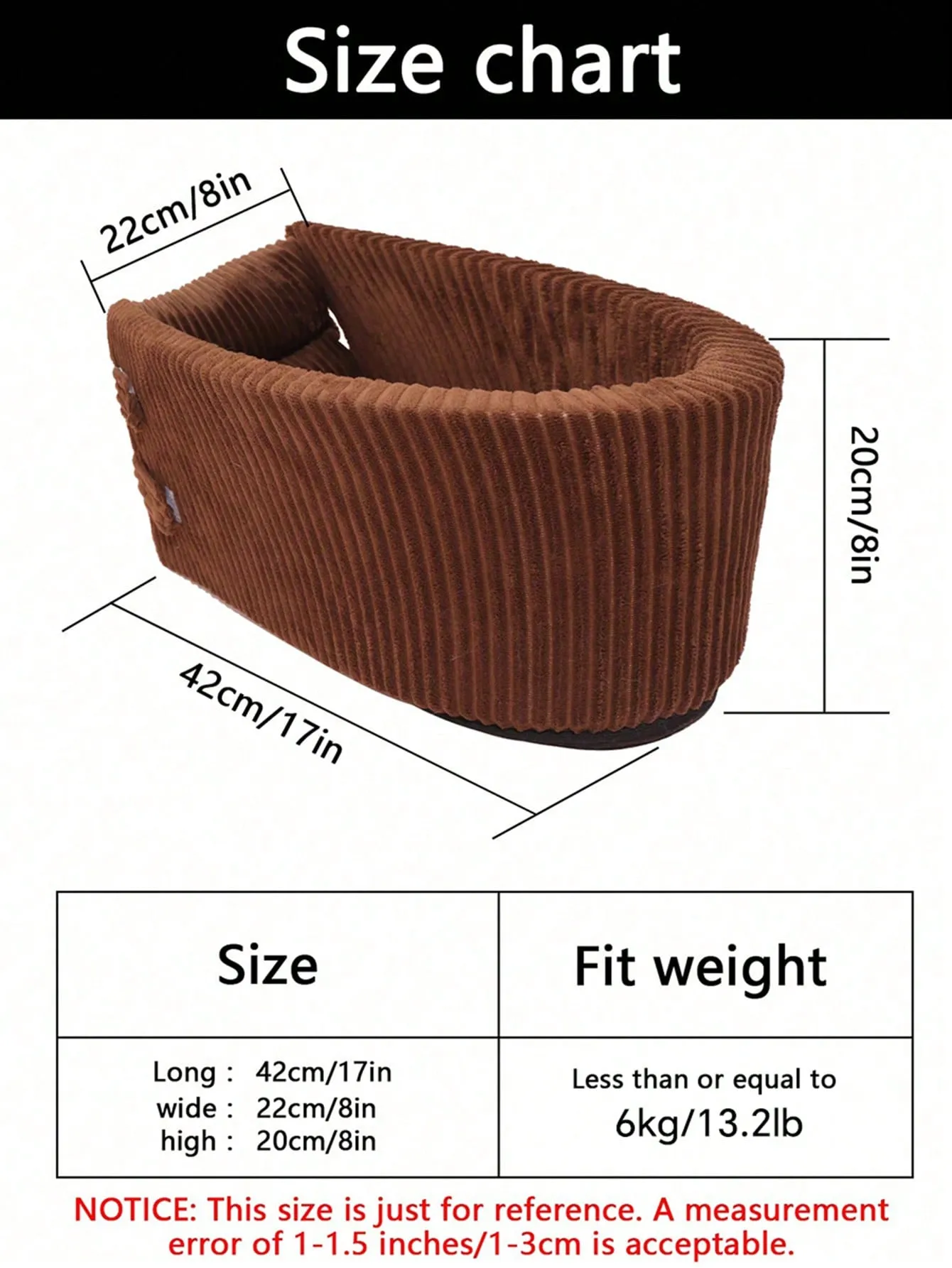 Car Seat For Small Pets With Armrest, Heightening Design, Suitable