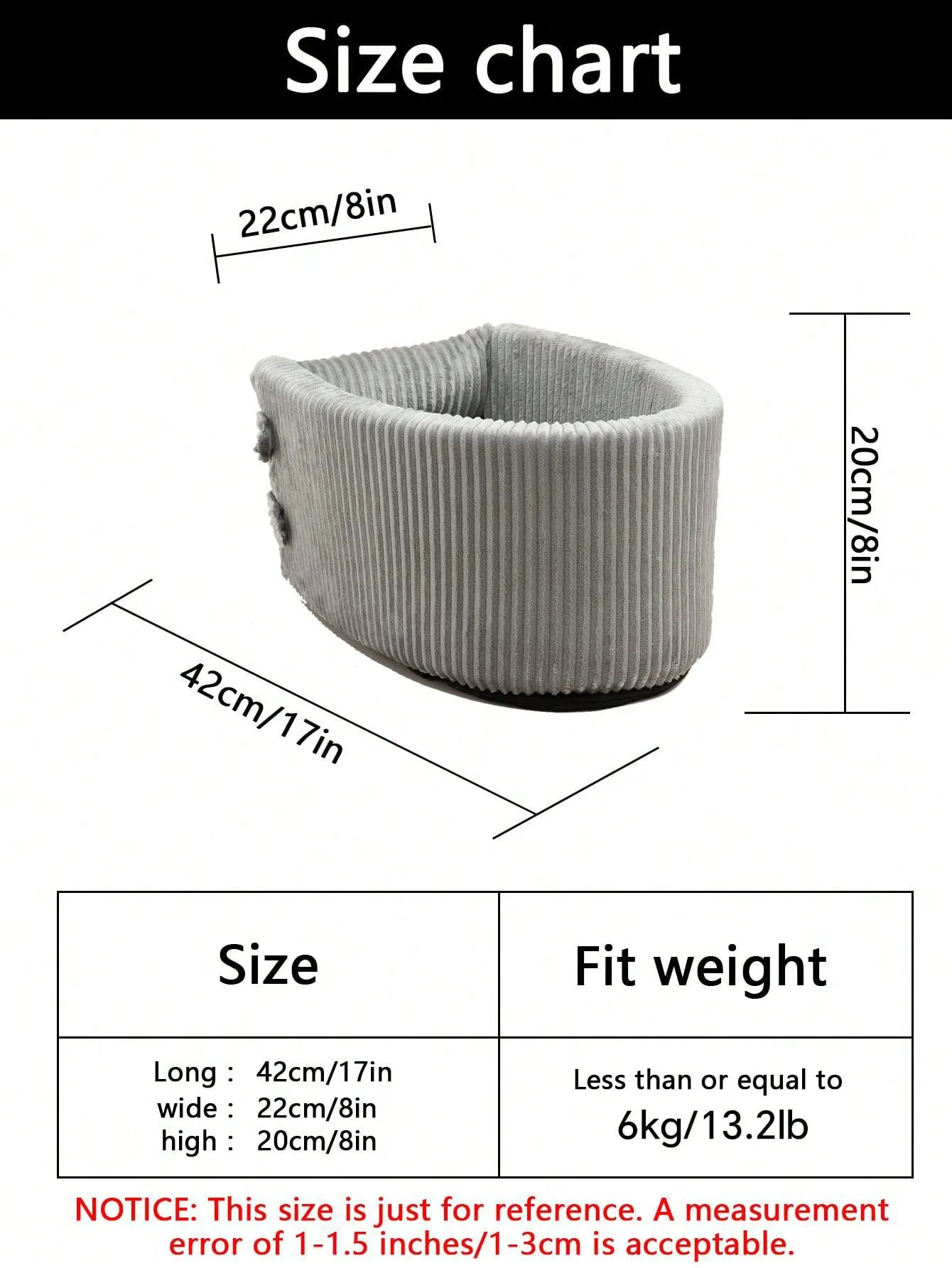 Car Seat For Small Pets With Armrest, Heightening Design, Suitable