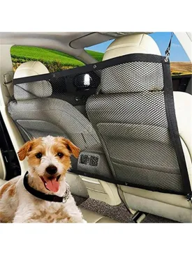 Car Trunk Fence Pet Dog Isolation Protective Net Sturdy Durable Elastic