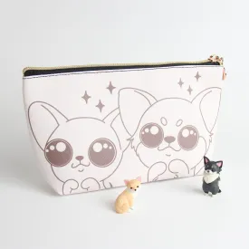 Chihuahua Travel Makeup Pouch – Chic & Functional Cosmetic Organizer