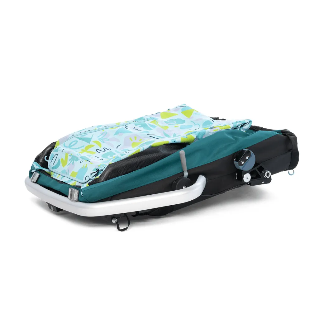 Croozer Mikke Dog Bike Trailer | Large | Dogs up to 45kg | Free Dog Bed