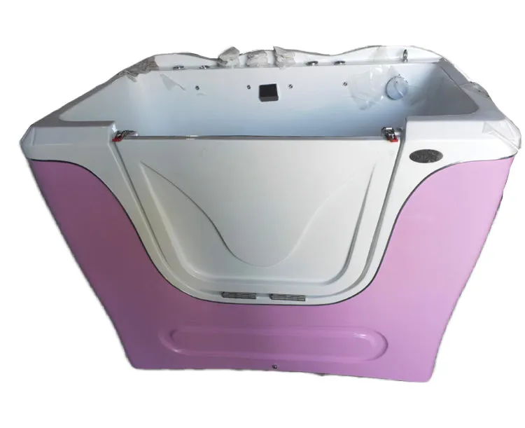 Dog Bath Tub Spa Hydrotherapy  - 130cm Deluxe Ozone incl many colours walk in entry