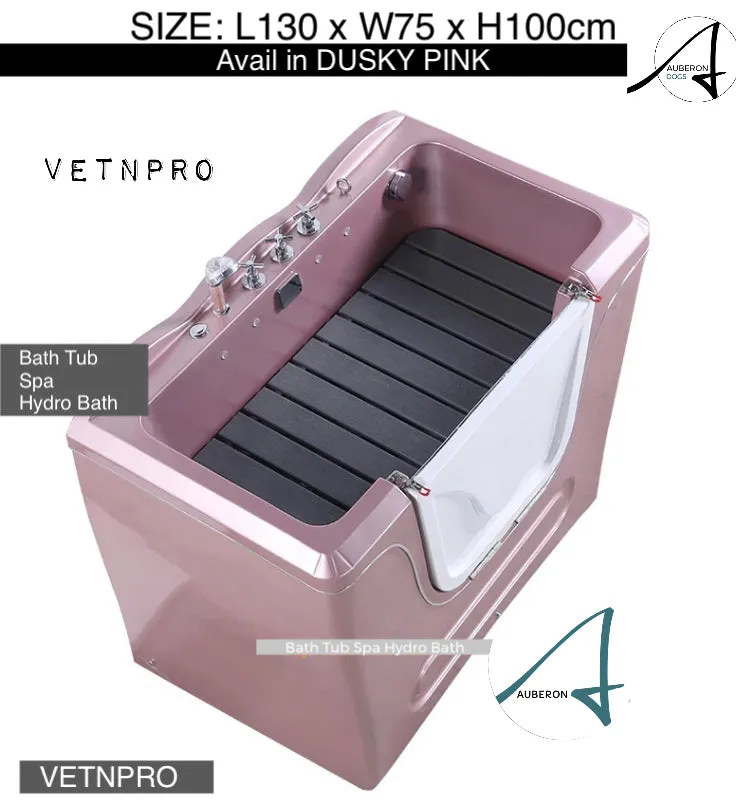 Dog Bath Tub Spa Hydrotherapy  - 130cm Deluxe Ozone incl many colours walk in entry