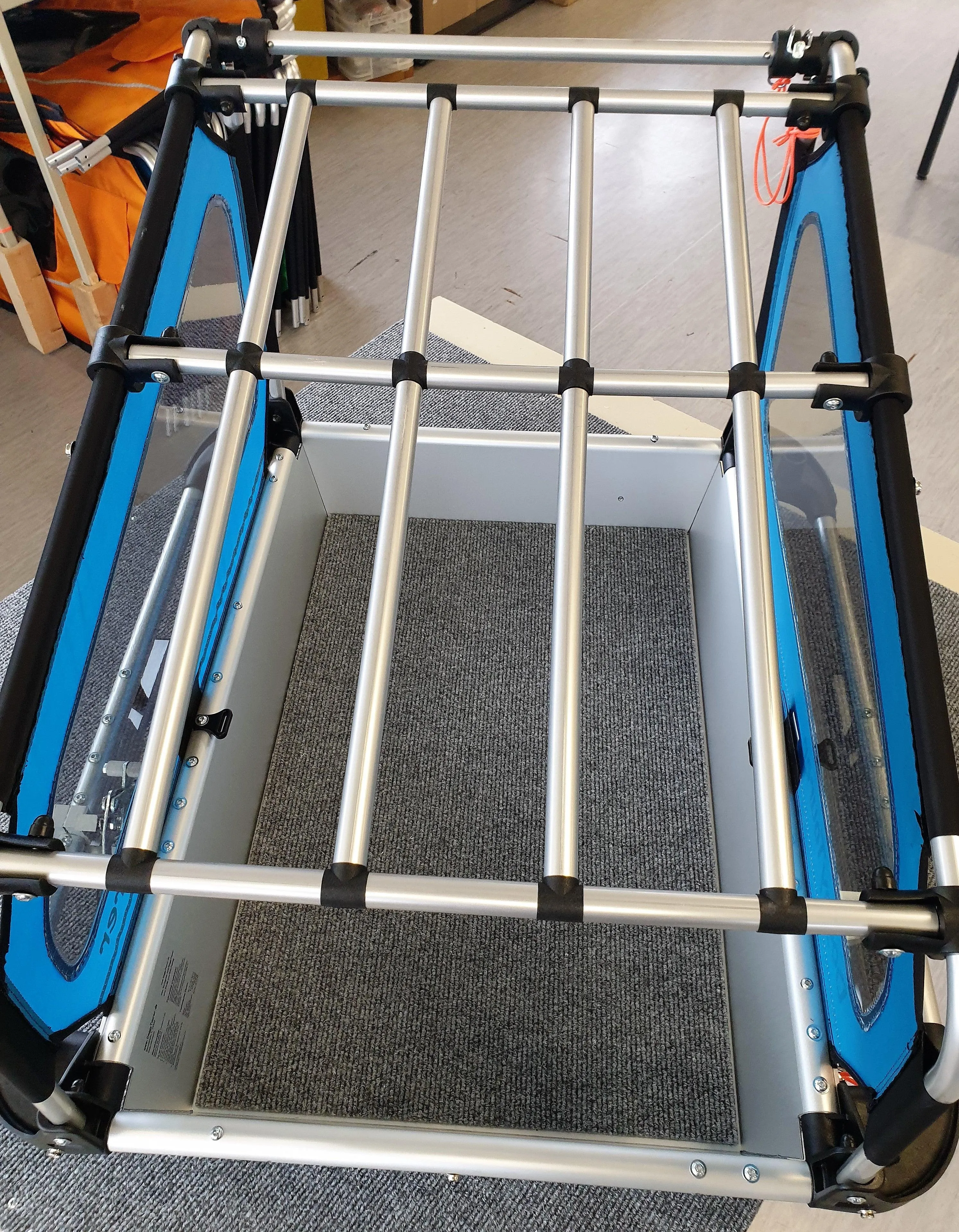 Doggy Tourer | Dog Bike Trailer | Transport Roof Rack | Aluminium | Large
