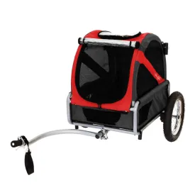 DoggyRide Mini 2020 Dog Bike Trailer | Red | Axle Coupling | Dutch Dog Design®