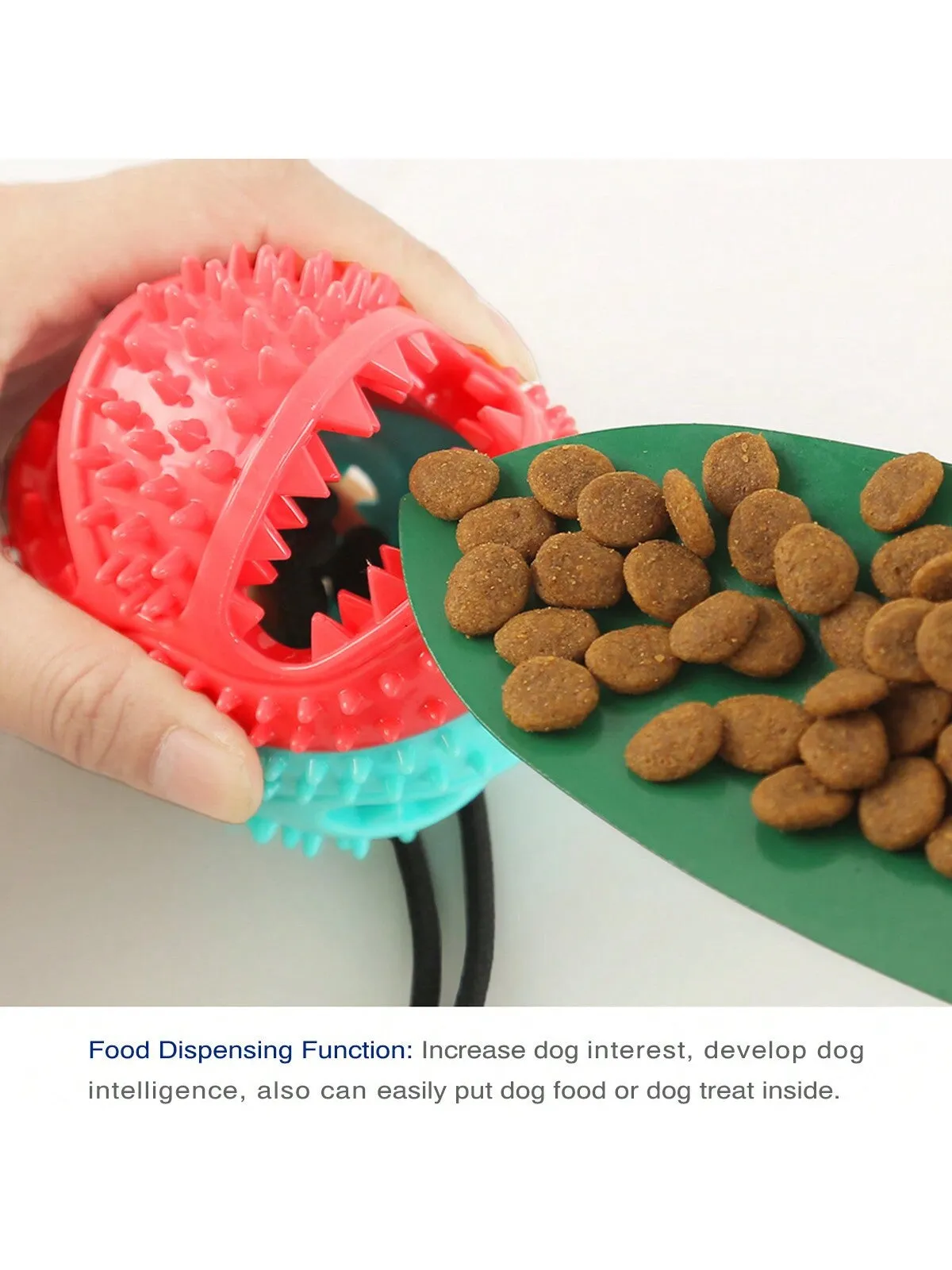 Dogs Pull Rope Chew Toy With Powerful Suction Cup,Pet Molar Teething Feeder
