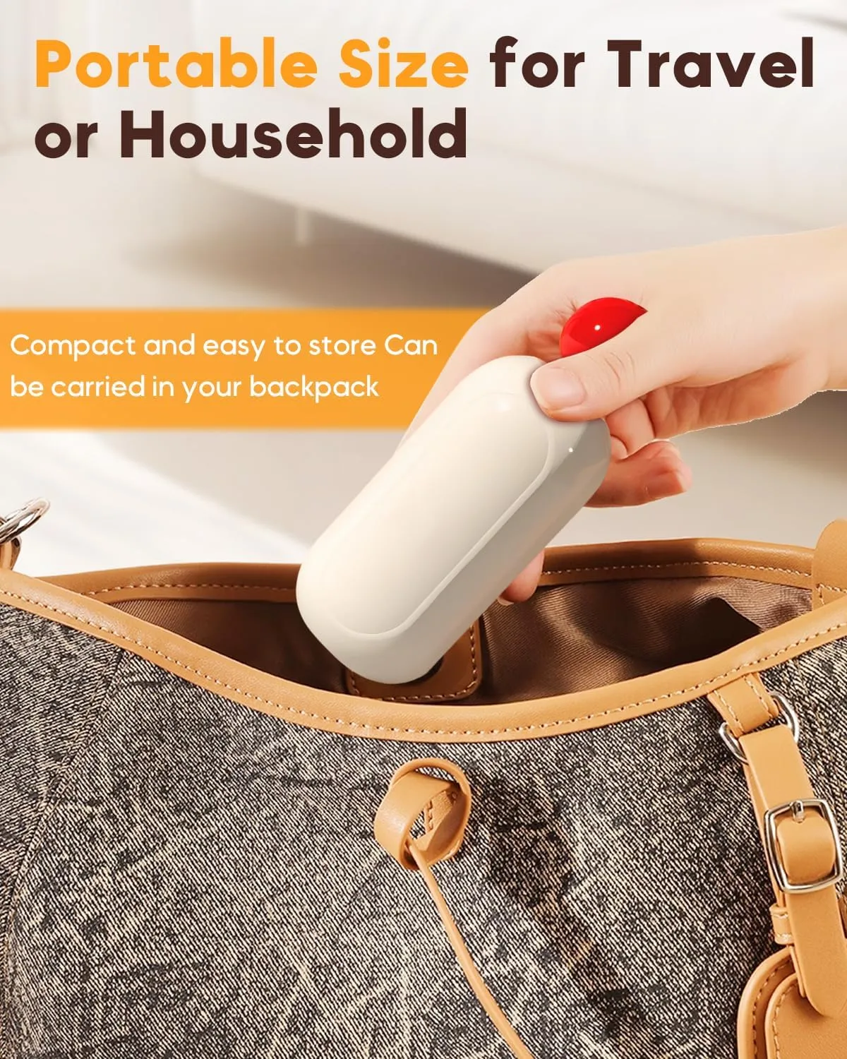 Enjoy Portable Lint Roller, 2 in 1 Washable Gel Lint Roller with Fabric Shaver, Reusable Sticky Lint Roller for Travel Home Clothes Pet Hair (White)