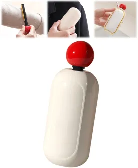 Enjoy Portable Lint Roller, 2 in 1 Washable Gel Lint Roller with Fabric Shaver, Reusable Sticky Lint Roller for Travel Home Clothes Pet Hair (White)