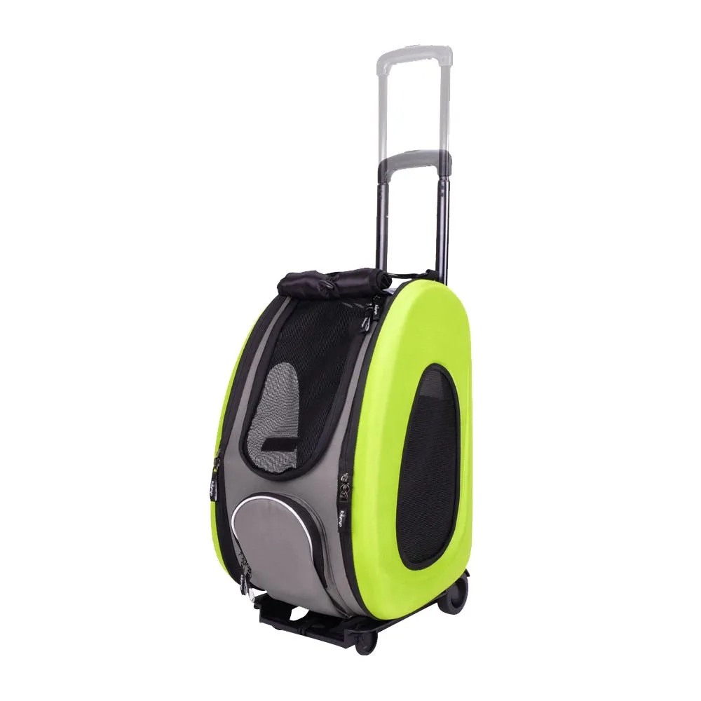 Eva Pet Wheeled Multifunctional Carrier - Chocolate