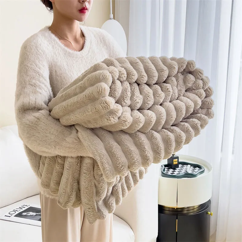 Fluffy Fuzzy Calming Dog Bed Sofa Protector Home Bundle 4pcs