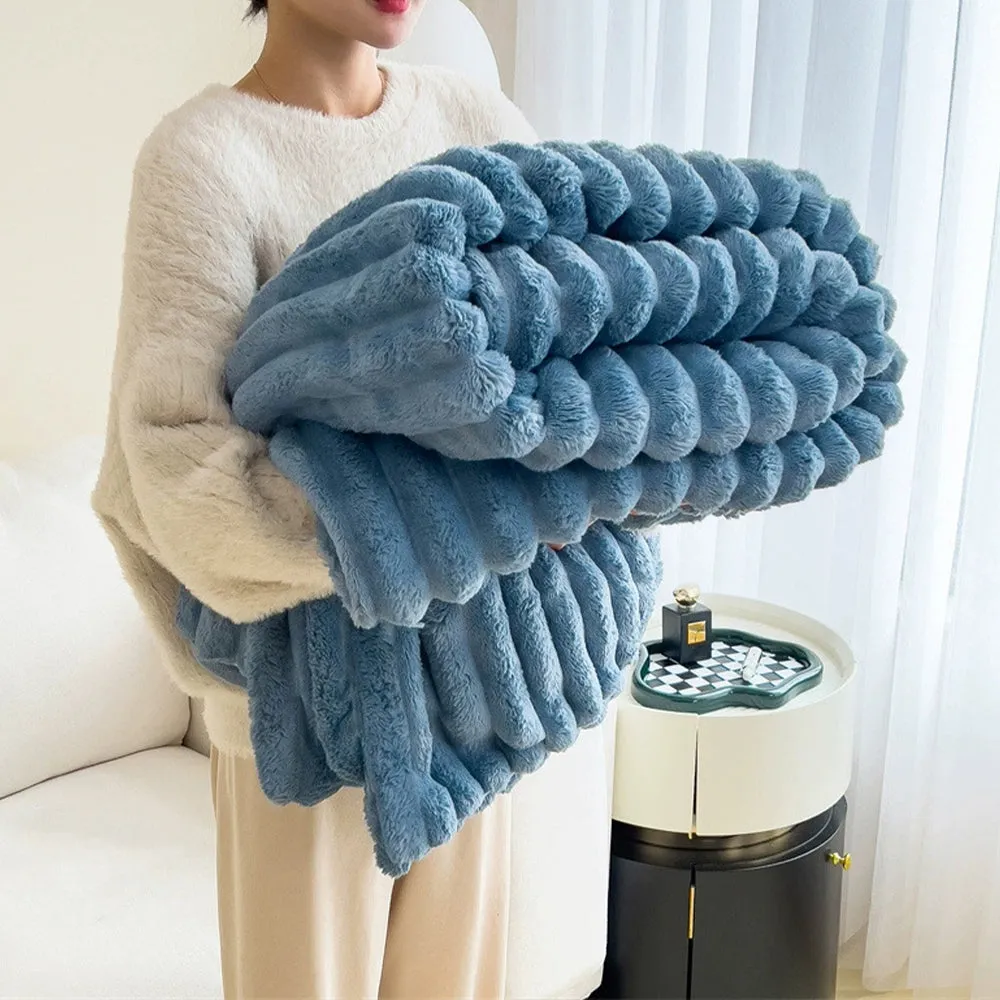 Fluffy Fuzzy Calming Dog Bed Sofa Protector Home Bundle 4pcs