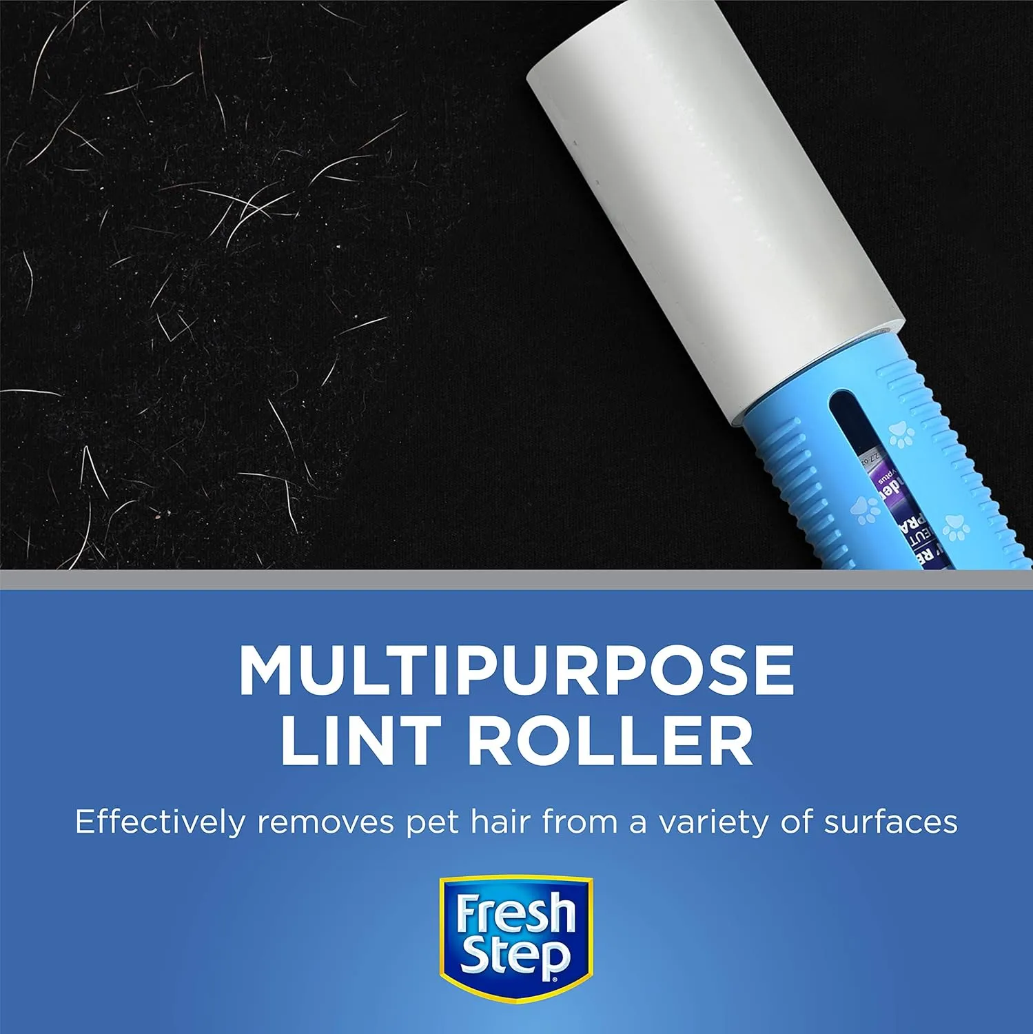 Fresh Step for Pets Roll N' Refresh Lint Rollers for Pet Hair- 1 Roll/100 Sheets for Reusable Lint Rollers for Pet Hair| Extra Sticky Lint Roller Sheets for Pet Hair