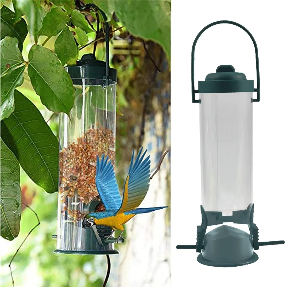 Funki Buys | Bird Feeders | Hanging Bird Seed Dispenser