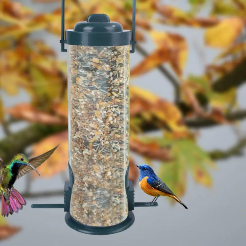 Funki Buys | Bird Feeders | Hanging Bird Seed Dispenser