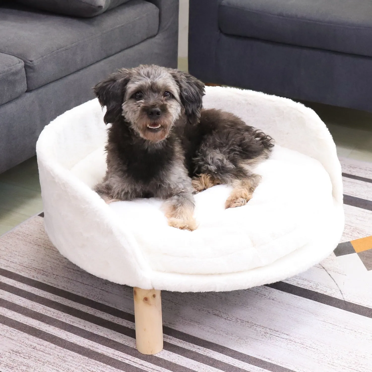 Funki Buys | Pet Beds | Pet Sofa Bed | Raised Small Dog Couch