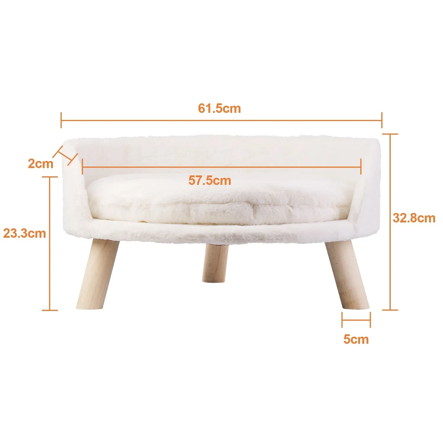 Funki Buys | Pet Beds | Pet Sofa Bed | Raised Small Dog Couch