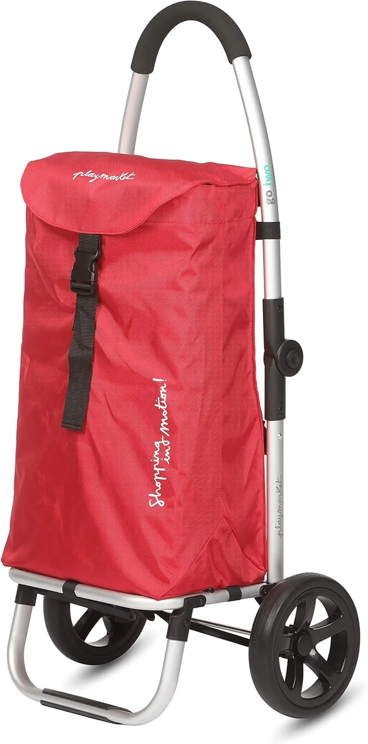 GO Two Compact Utility Cart, Cherry