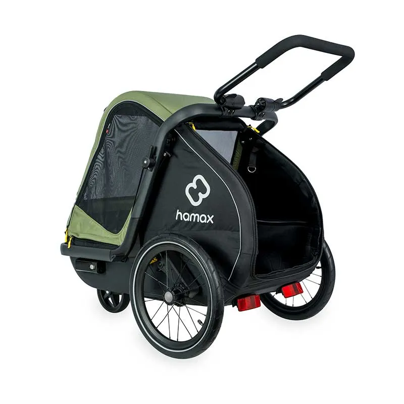 Hamax Pluto Multi-functional Dog Stroller & Dog Bike Trailer | Medium