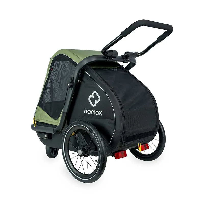 Hamax Pluto Multi-functional Dog Stroller & Dog Bike Trailer | Medium